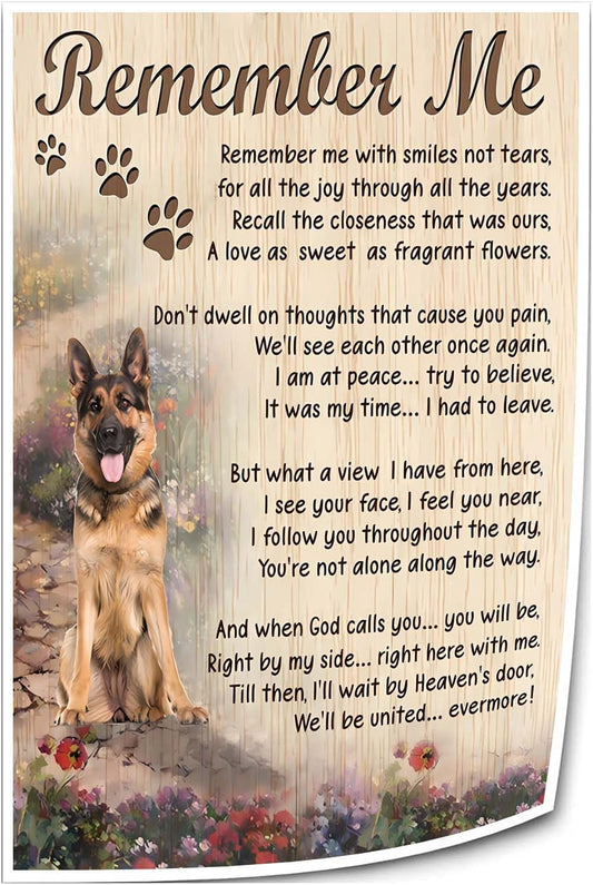 Remember Me Rainbow Bridge Art Pet Loss Gift - Custom AI Assisted Design - DIY Digital Download Printables - Retro Vintage Style Art