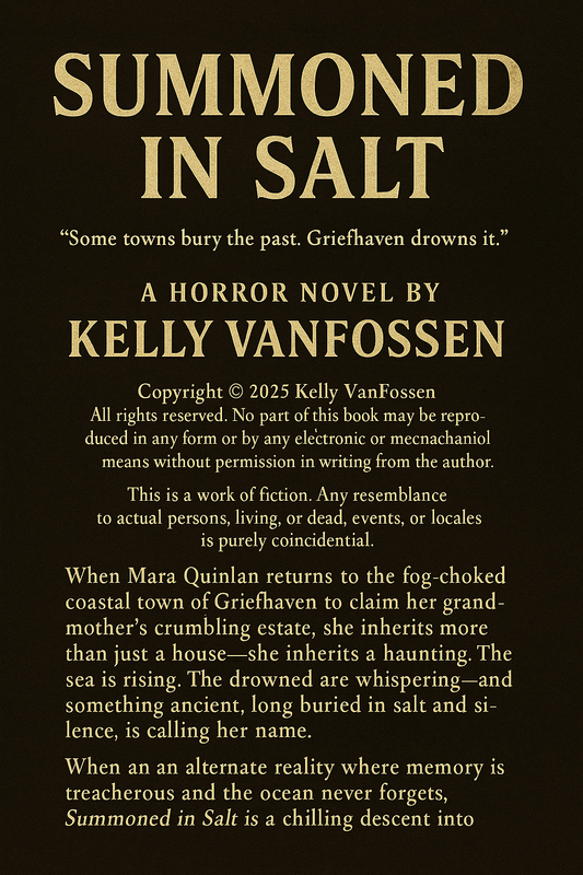 Summoned in Salt – Short Horror Novel Digital Download PDF | Coastal Folk Horror Fiction | Gothic Thriller | Indie Supernatural Book