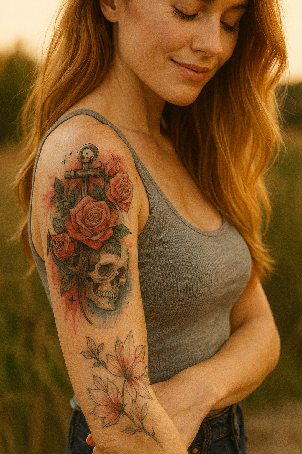 Eternal Bloom Anchor of Souls tattoo set