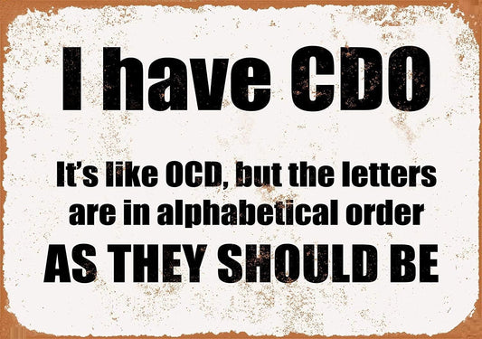 I Have OCD But Letters Are In The Right Order - Hand Crafted One of A Kind - Digital Download Wall Art Print Cottage Core DIY Art Gift