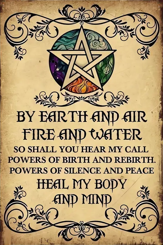 To Be A Witch | Unique Witchy Pagan Gift | Vintage Rust Styled Metal Sign | Minimalist Wicca Dark Arts Sign for Collectors and Enthusiasts