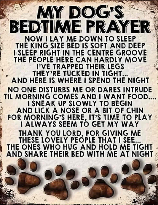 My Dogs Bedtime Prayer AI Enhanced Print Collection Versatile Digital Designed Instant Download Fairycore Cottagecore DIY Craft