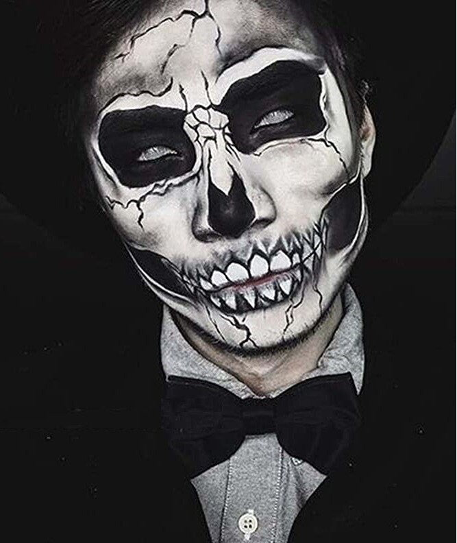 Painted Skeleton Face | Create Your Own Art | Digital Download | Print and Frame | Custom Cards, T-Shirt Art, Coffee Cup, Design, Etc.