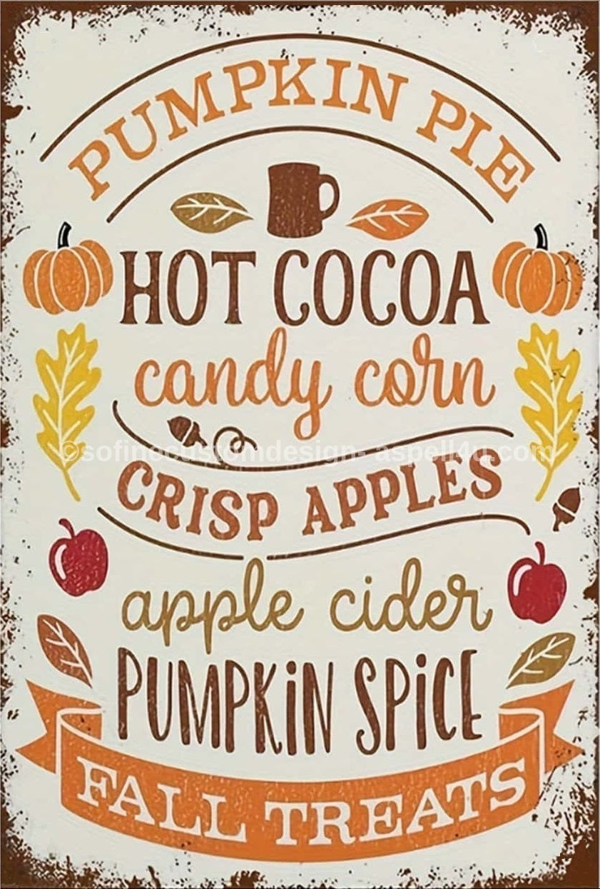 Pumpkin Pie Happy Fall Thanksgiving AI Created One of a Kind Digital Download Canvas Poster Wall Art Print DIY Printable Gift DIY Crafts