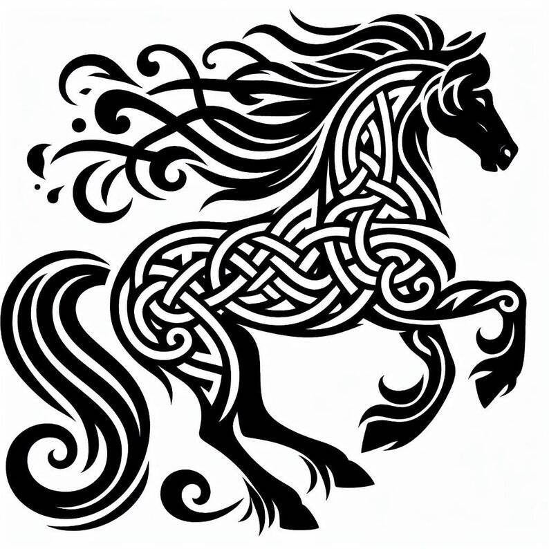Mystic Creatures and Totem Art Bundle – 11 Tribal Fantasy Designs | Celtic Wizard Medusa Owl Mermaid Ravens and More – 4K Transparent PNG Download