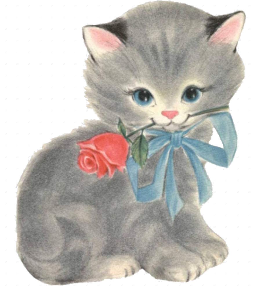 Set of 3 Kittens Transparent Background | Digital Download Wall Art Print and Frame Custom Cards, TShirt Art, Coffee Cup, Quote Design, Etc