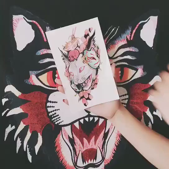 3 Pcs Waterproof Temporary Tattoo Stickers  Unique Waist Rose Character Unicorn Design Wolf  Rose Snake Chicano Womens Tattoo Stickers For Personalized Creations