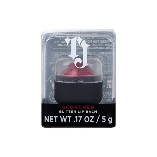 TATTOO JUNKEE Leather Goddess Kit - Includes Leather Black Lip Trio Paint Kit, Scorcher Cherry-Red Glitter Bomb Lip Balm, & Galactic Goddess Metallic Deep Plum Eyeshadow