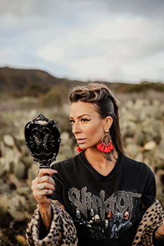 TATTOO JUNKEE Sparkling Rebel Kit - Includes Rebel Red Lip Trio Paint Kit, Sparkler Nude Glitter Bomb Lip Balm, & Lady Stardust Metallic Bronze Eyeshadow