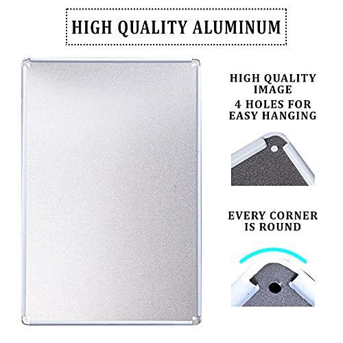 Black Cat Brew Dark Roast Wall Decor 12"x8" Inch Metal Tin Sign  Vintage Art Poster Plaque Home Wall Decor Gifts For Cat Coffee Lover Friend