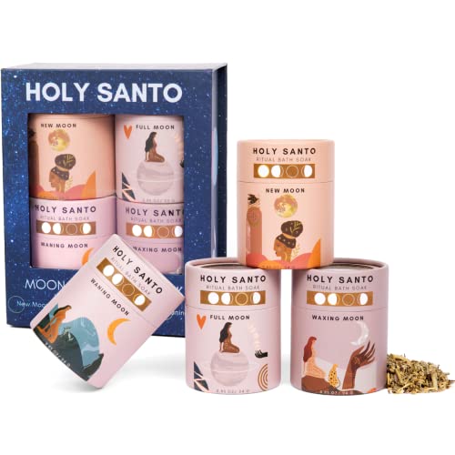 Moon Phase Organic Bath Soak with Dried Herbs and Flowers