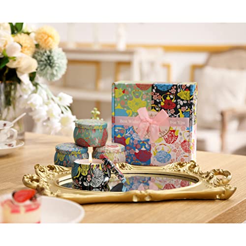 Candles Gifts for Women, 4.4 oz Candles for Home Scented, Scented Candles Gift Set, Soy Candle Long Lasting, Candle Gift for Mother's Day, Valentine, Birthday, Halloween, Christma's Day