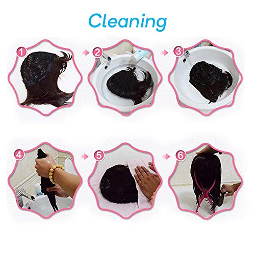 Red Wavy 28" Middle Parting Daily Wear Wig