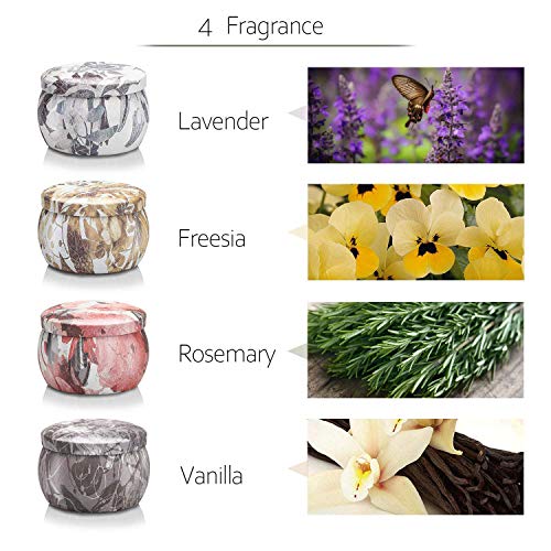 Scented Candles Set for Women, Candles for Home Scented, Soy Candle Long Lasting Aromatherapy, Candles Gifts for Women, Gifts for Mother's Day, Valentine, Birthday, Christma's Day