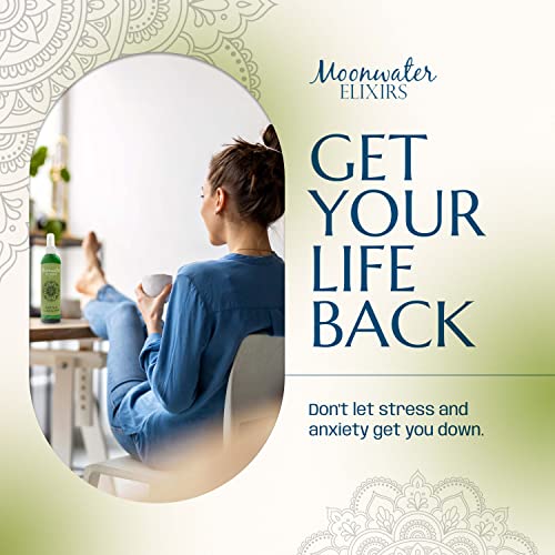 Sage Spray for Cleansing Negative Energy | Moon Water for Energy Cleansing | Great Negative Energy Protection | 2 Clear Quartz Crystals + Ebook to Maximize Potential | Moonwater Elixirs 2 pack (16oz)