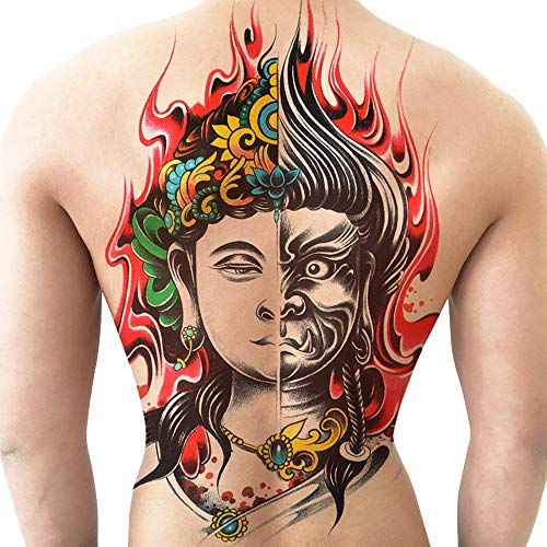 Half Man Half Dragon- temporary waterproof and durable