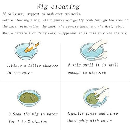 Long Curly Green Wig Heat Resistant Fiber 28"