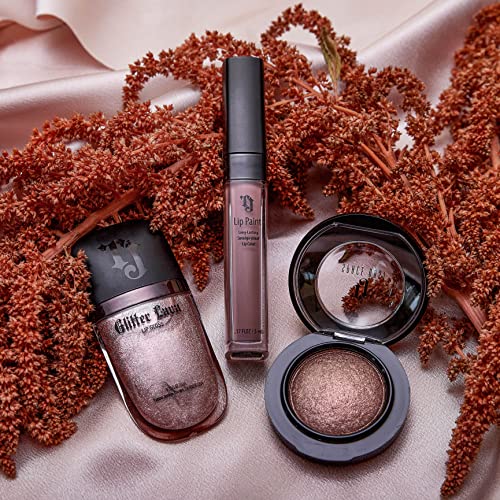 TATTOO JUNKEE Pop the Bubbly Glitter Lava, Golden Nude Non-Sticky Lip Gloss with Ultra-Fine Shimmer Effects, Layer Over Lipstick or Wear Alone, 0.33 Fl Oz