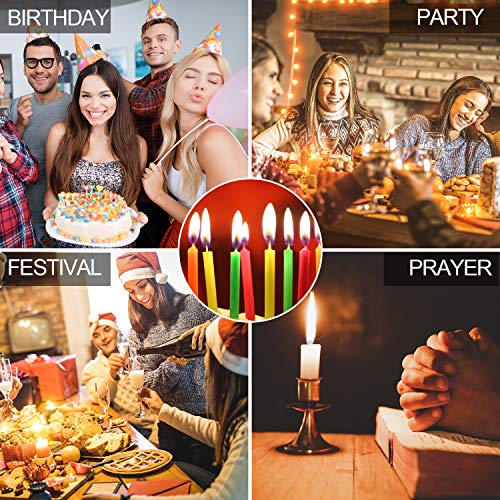 Assorted Colors Candles 100 Pack