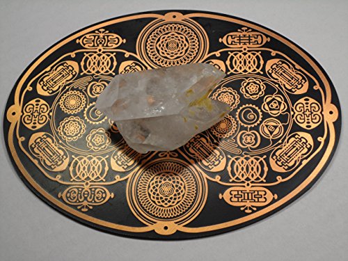 Tuning Fork for Healing Balancing Subtle Energy Clearing Meridians Chakras & Cleansing Auras, Manage Anxiety Stress Relief, Relaxation & Weight Loss Powerforms Sacred Geometry Neutral Space 6” x 4.5”