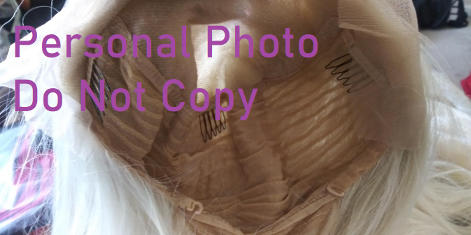 Blonde Lace Front Wig Deep Part Glueless Lace Wig Synthetic 613 Color Long Straight Heat Resistant Wig with Baby Hair Bleached Knots 22"