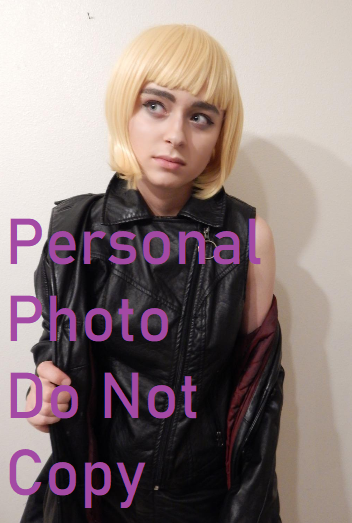 Blonde Short Bob Straight Flat Air Bangs