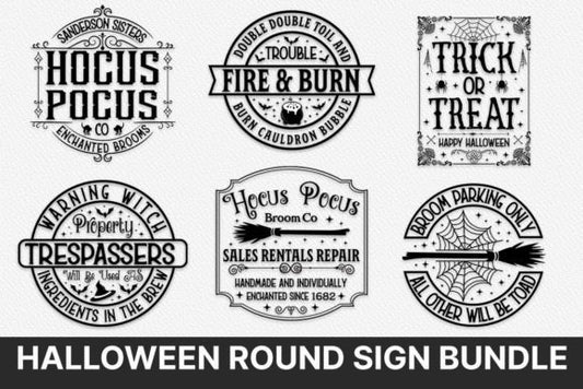 Vintage Halloween Sign Sanderson Sisters Hocus Pocus Bundle Includes All SVG Files EPS Files pdf File png File PNG Transparent 300dpi files