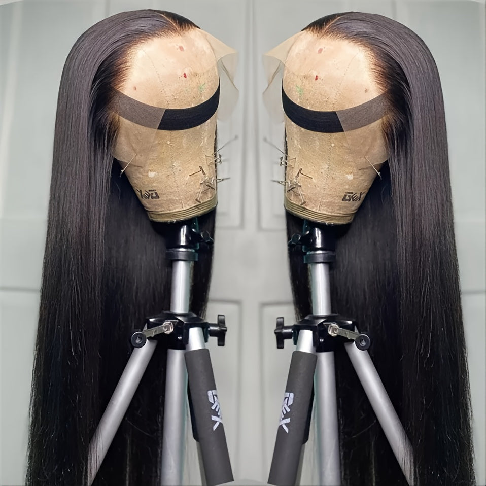 Brazilian Long Straight Human Hair Wigs 13x4 Lace Front Wig For Women Real Hair Frontal Closure Wig Pre Plucked 13-32 Inches