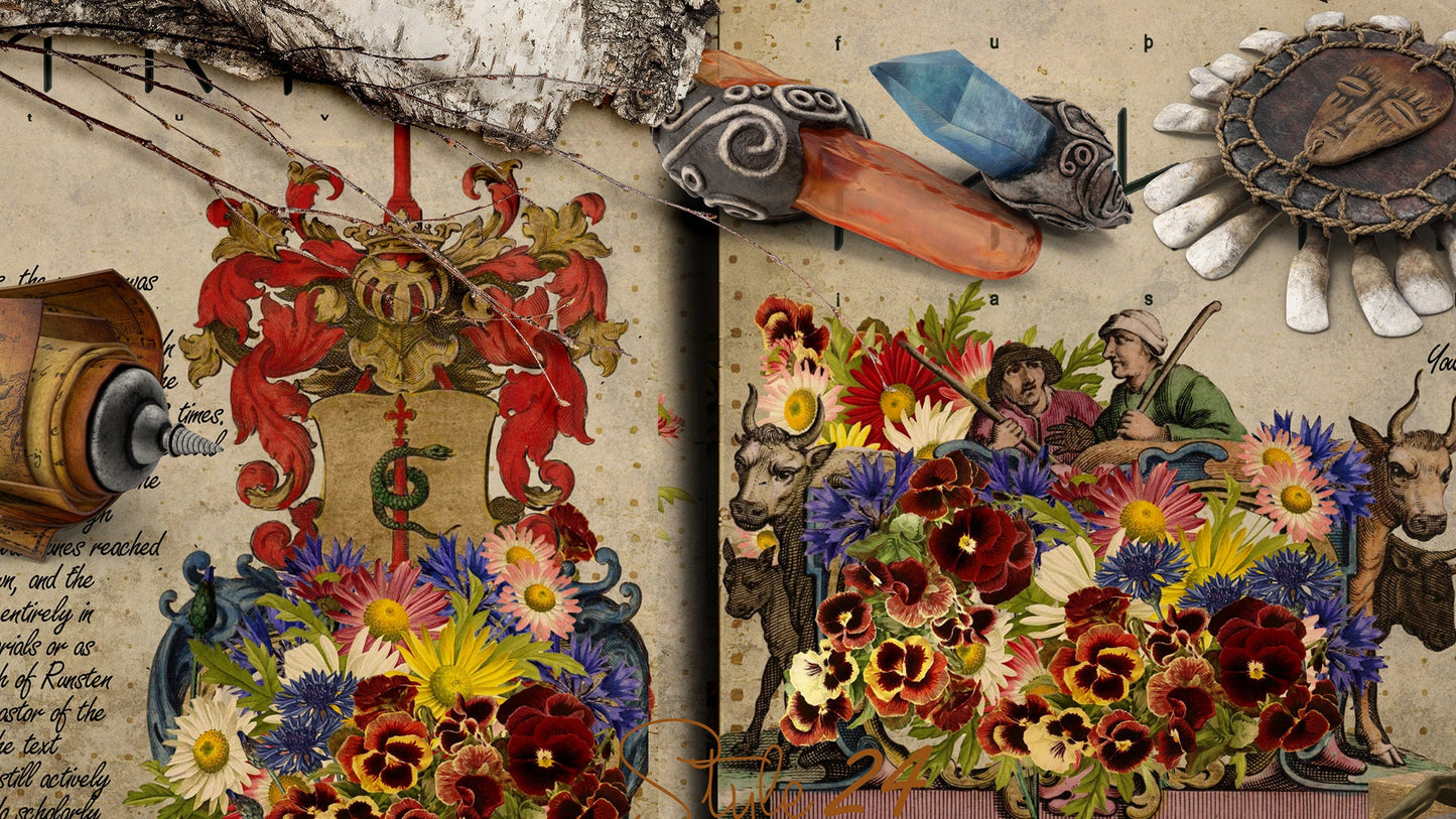 Book of Shadows No 8 Printable pages of Signs Symbols Runic Spiritual Symbolism Printable Runes BOS Wiccan Witchcraft Ancient