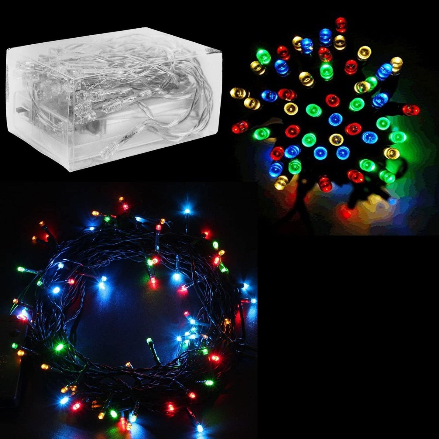 Multi 30 Mini LED Battery Operated Fairy Lights  | Indoor/Outdoor Lighting | DIY Lighting | Discount Plus Free Shipping on 3 or More Sets