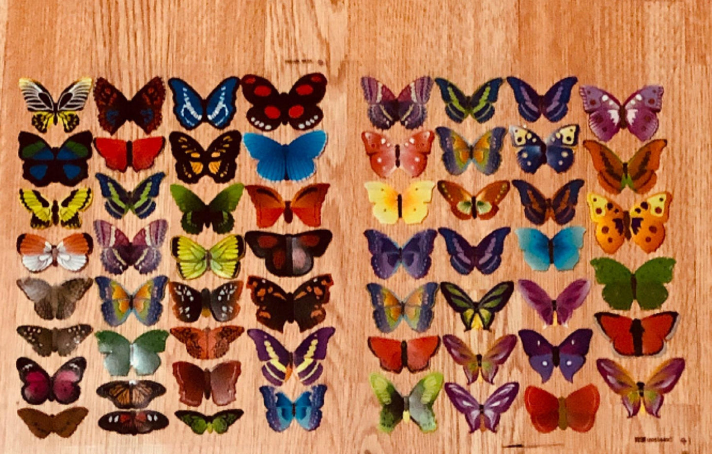 Butterfly Removable 3D Wall Decal 102 Butterfly stickers 3D Butterflies Wall Decals Child's Room Birthday DIY Project Flower Decorations