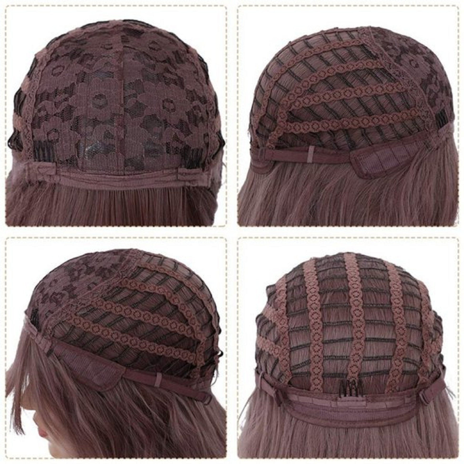 Purple Lavender Wavy 26"| Trendy Taro Purple Wig | Synthetic Top Quality Heat Resistant Fiber | Human Hair Feel  | Easy to Make Cat Ear Buns