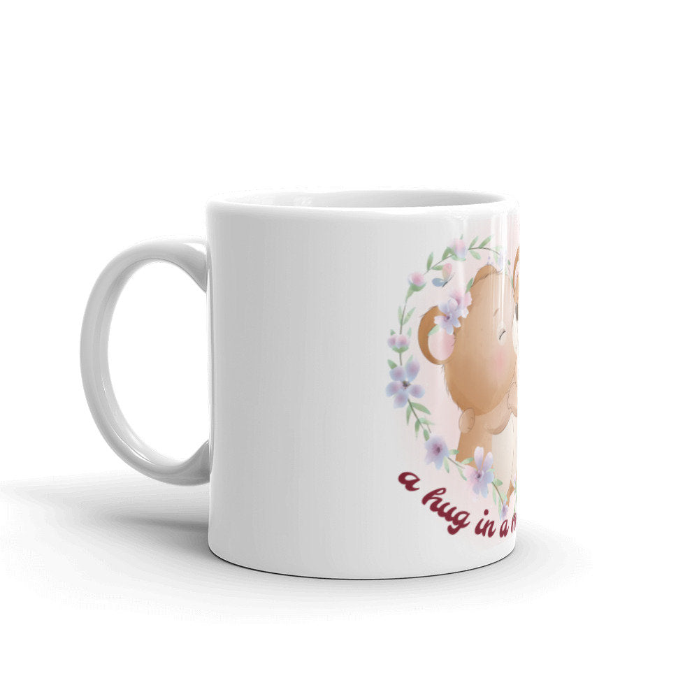Sending a Hug in a Mug | Get Well Gift | Sympathy Gift | Social Distancing Hug Mug | Best Friends Coffee Mug