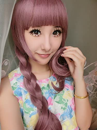 Grape Purple Wavy 26"| Trendy Wigs | Synthetic Top Quality Heat Resistant Fiber | Human Hair Feel | Free Shipping Delivery in 3 to 5 Days