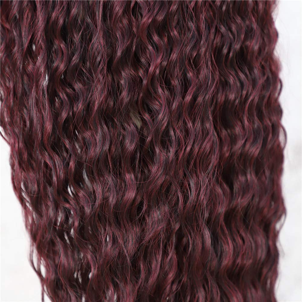 Black Wine Red Mixed Ombre Hand Dyed 26" Head Turner I Ladies Meet Brandy Your New Best Friend in a Wig Waiting to be Shipped to JUST YOU!