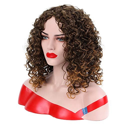 Kinky Curly Full Synthetic Heat Resistant Wig Choice of 3 Colors or Pick Up ALL THREE and SAVE!