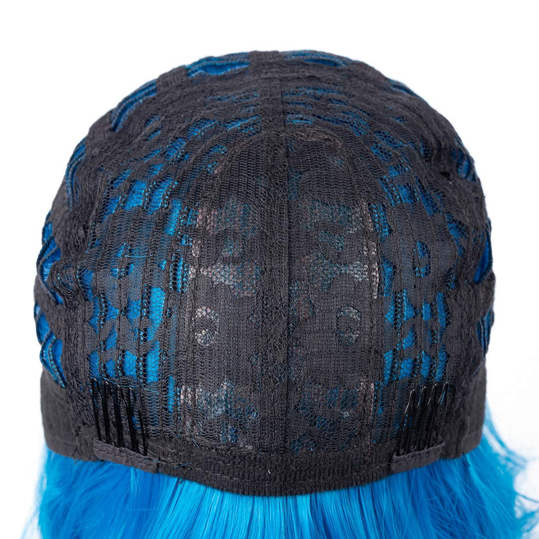 Ice River Blue Wavy | Trendy Wigs | Synthetic Top Quality Heat Resistant Fiber | Human Hair Feel |Perfect for Daily Wear and Cosplay Events