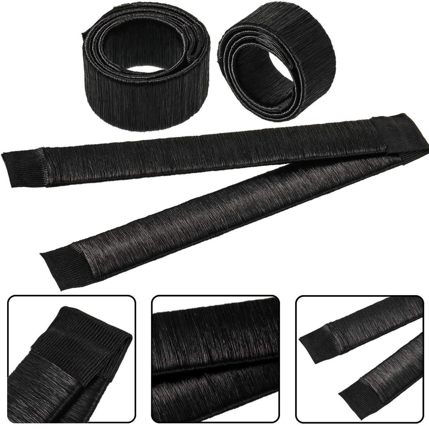 Complete hair bun shaper styling set | everything you need for making the trending cat ear buns | works with any hair type or length