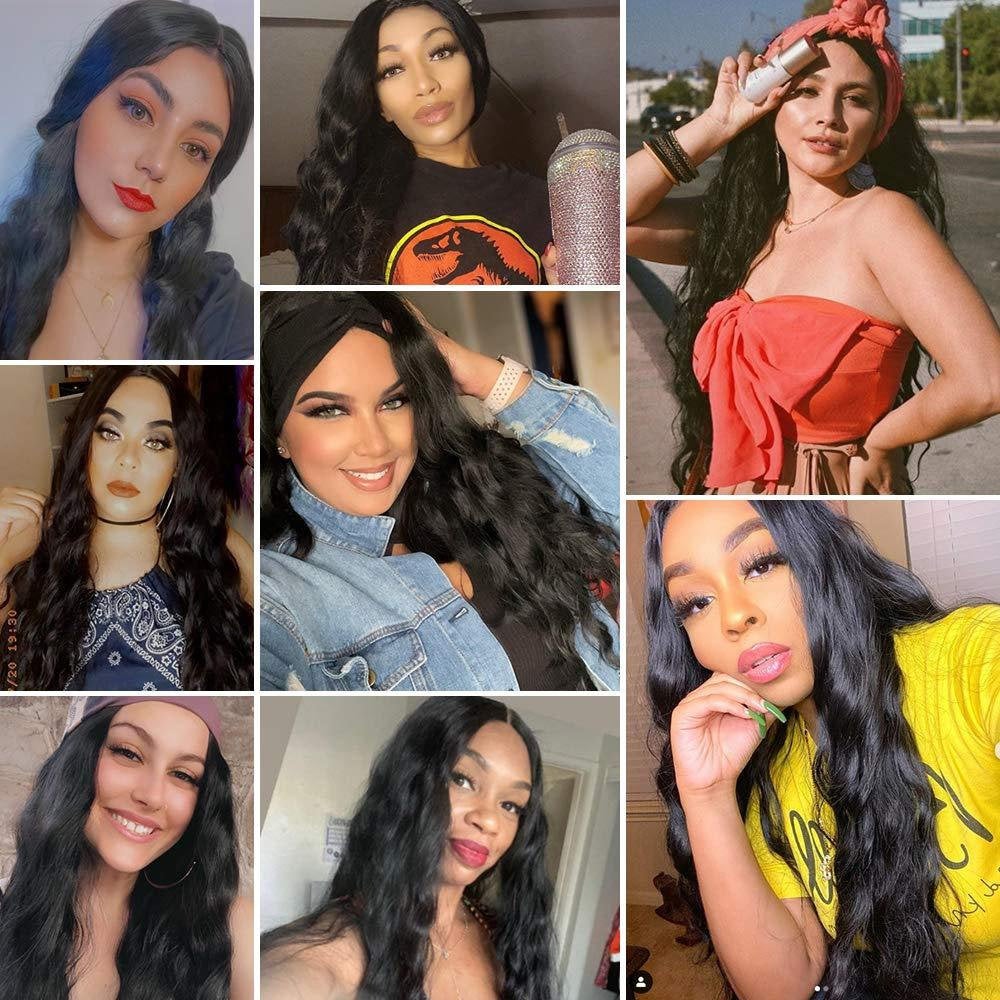 Trendy super long princess look wet and wavy heat resistant natural human hair feel synthetic wig 38 inches +/-