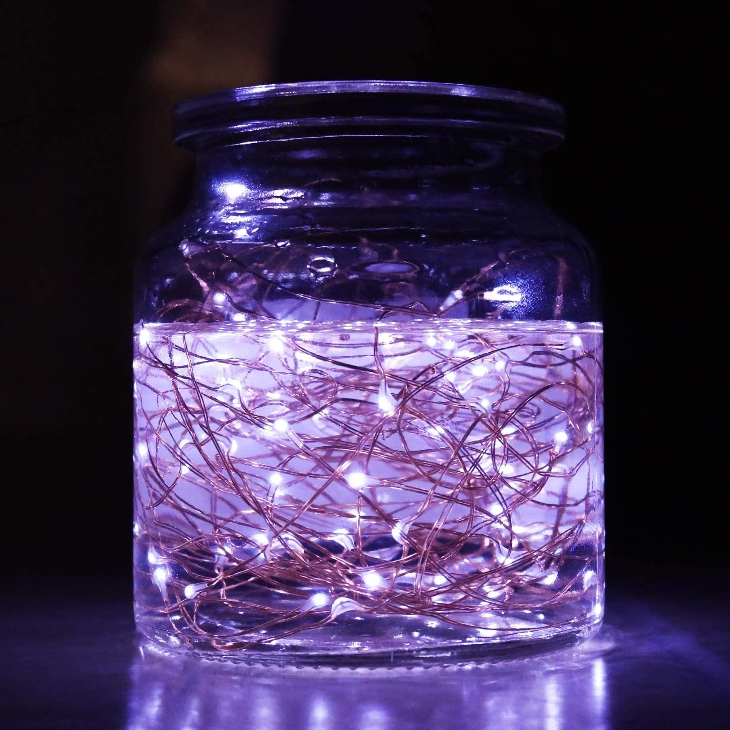 Fairy Lights 2 Pack 33FT 100 LED Lights with Remote Control Timer Waterproof 8 Mode Copper Wire Indoor Outdoor Decoration, Cool White