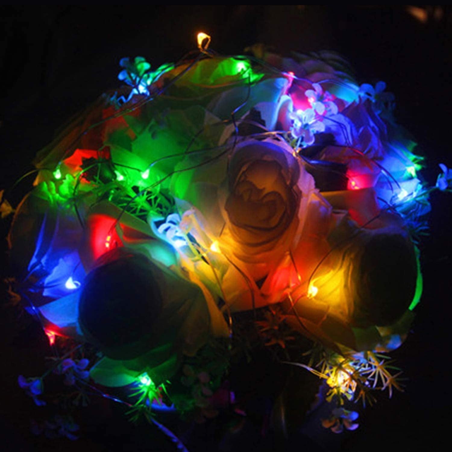 2 Pack Music Sync  Fairy Lights USB Powered 33 FT 100 LED 12 Modes with Remote Control Sound Activated Waterproof Indoor Outdoor Multicolor