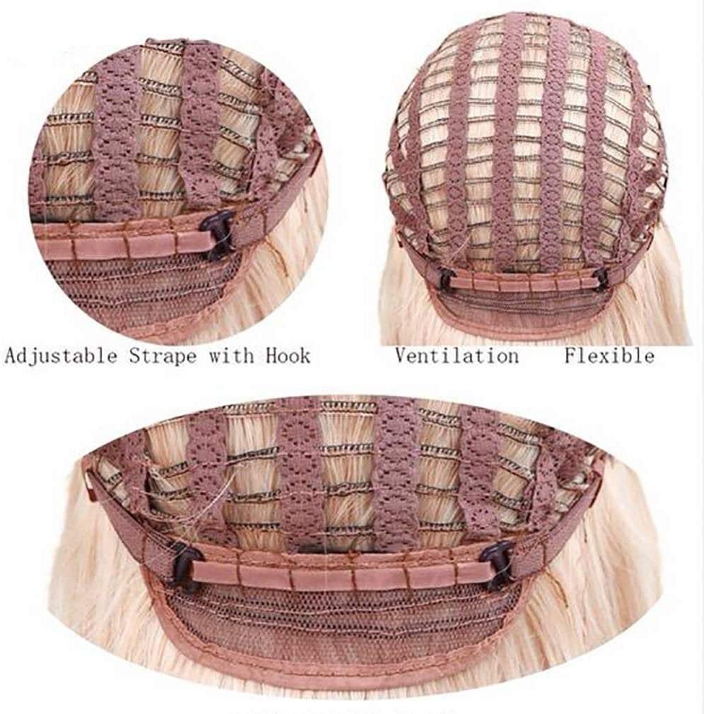 Ombre wavy brown to ash blonde heat resistant full wig