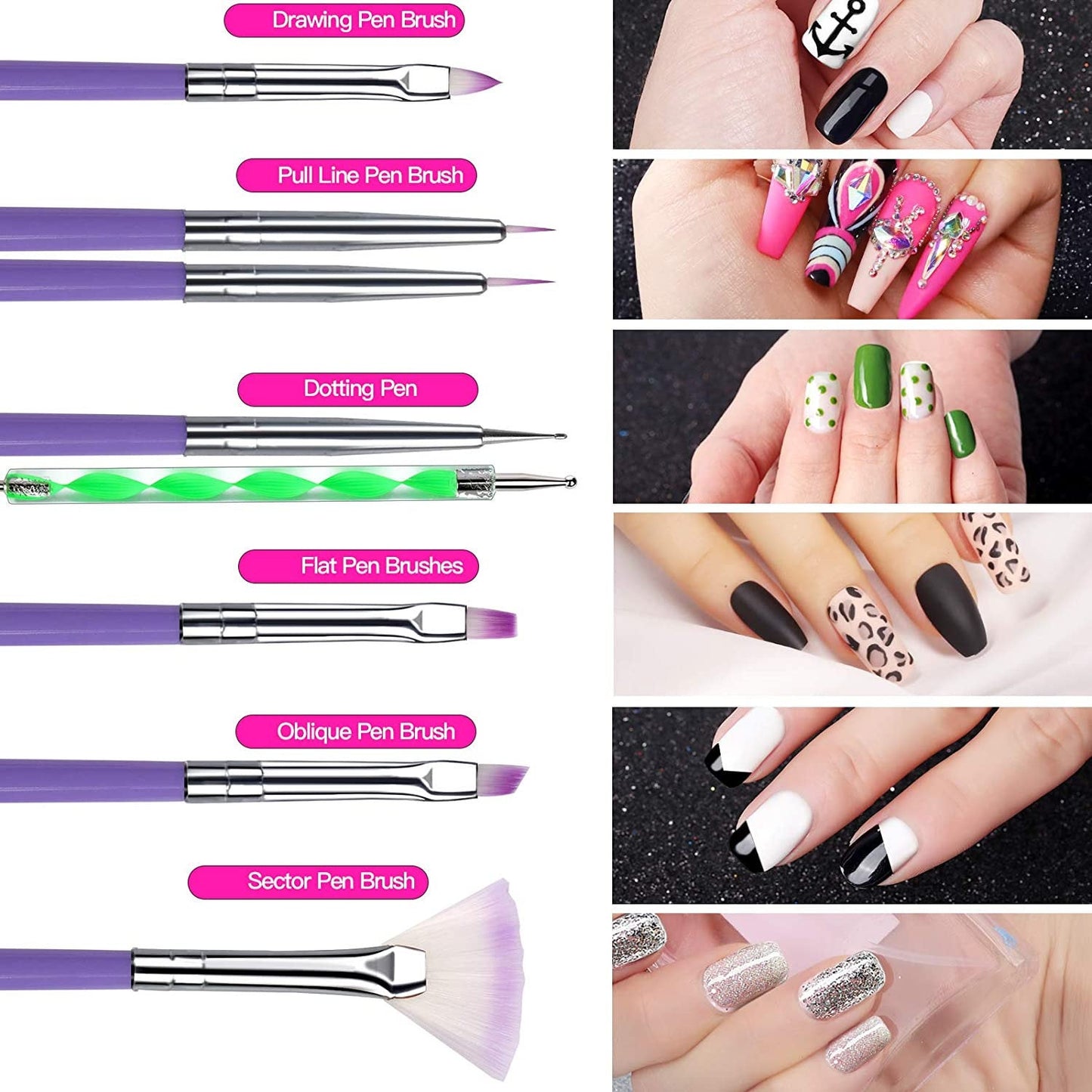 Nail Art Addict Kit | EVERYTHING You Need in A Nail Art Kit For Beginners | Rhinestones Pearls | Fruit Slices | Butterfly Nail Art Stickers