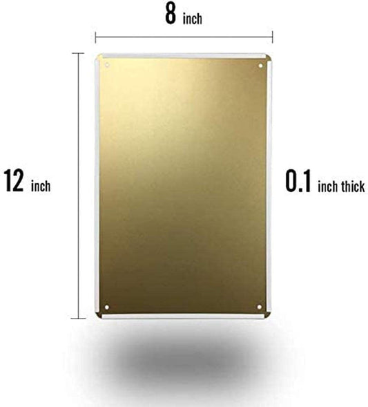 Warning A Witch Lives Here All Trespassers Will Be Used As Ingredients in The Brew | Halloween Retro Sign 12x8 Inch Metal Tin Sign