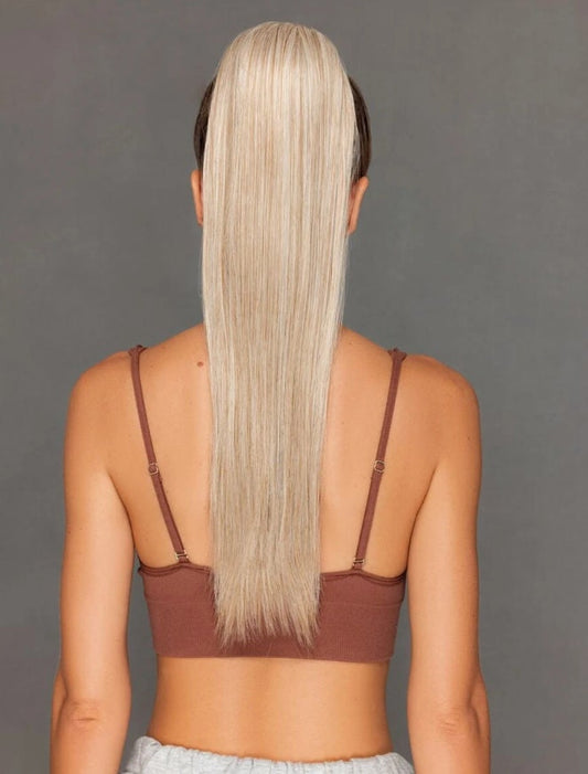 Natural Long Straight Synthetic Ponytail