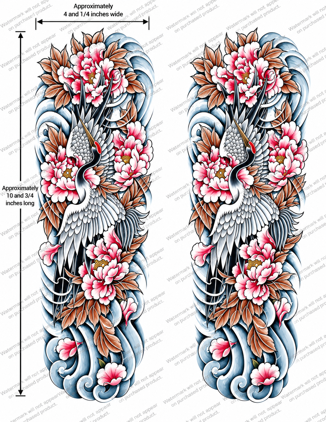 Celestial Unicorn Floral Tattoo Designs – Set of 16 Printable Fantasy Temporary Tattoo Art Downloads