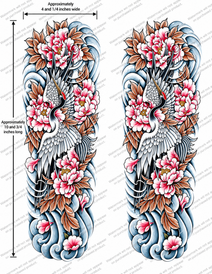 Celestial Unicorn Floral Tattoo Designs – Set of 16 Printable Fantasy Temporary Tattoo Art Downloads