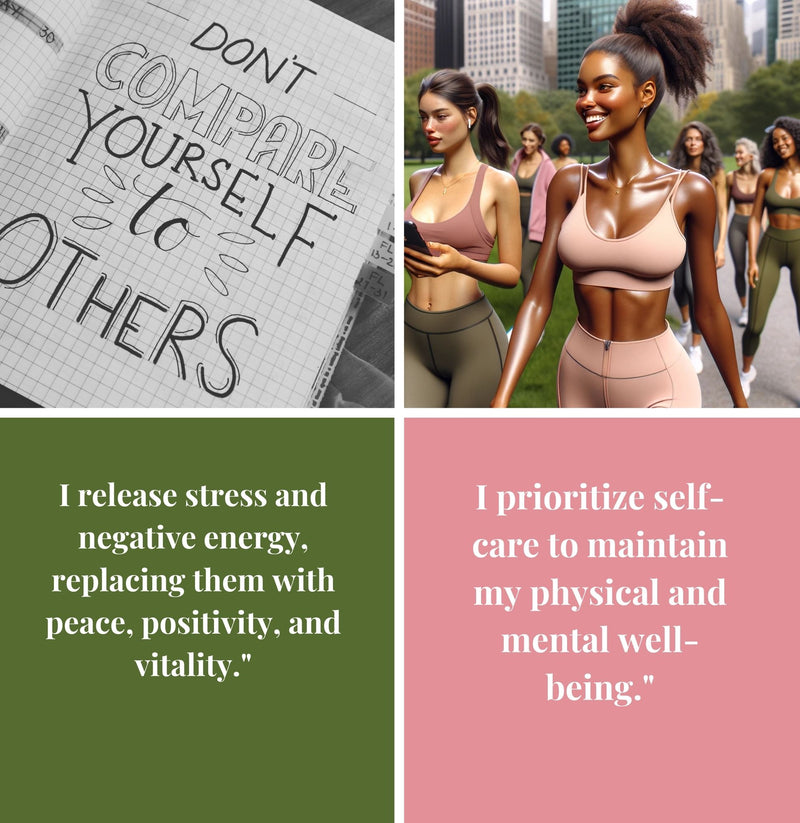 Vision Board Editable Printable Kit Aesthetic Vision Board Template 300+ Elements DIY Mood Board for Women Over 100 Affirmations and Quotes