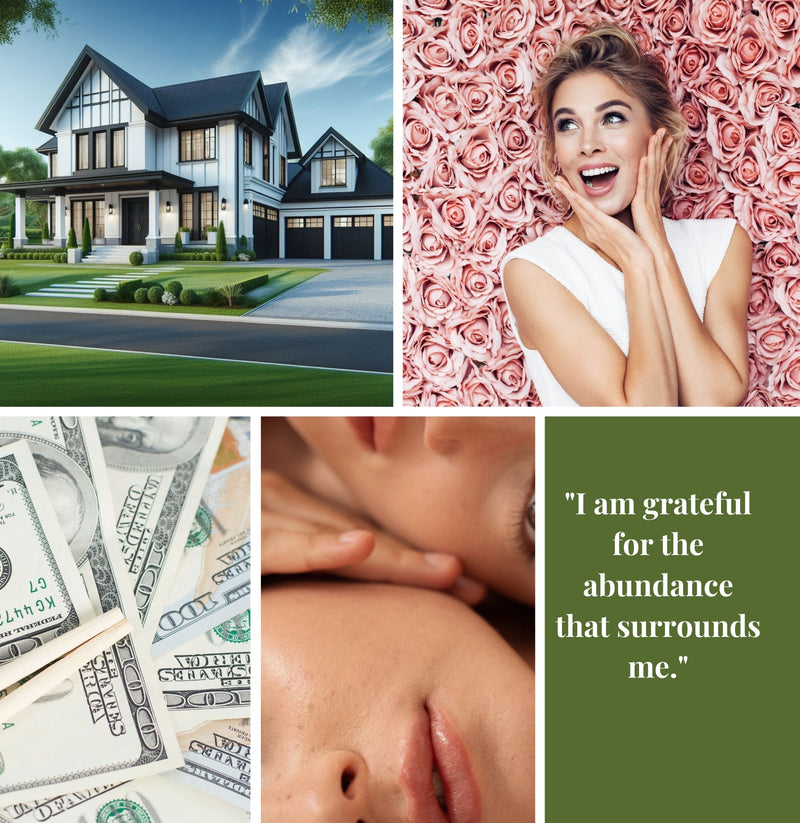 Vision Board Editable Printable Kit Aesthetic Vision Board Template 300+ Elements DIY Mood Board for Women Over 100 Affirmations and Quotes