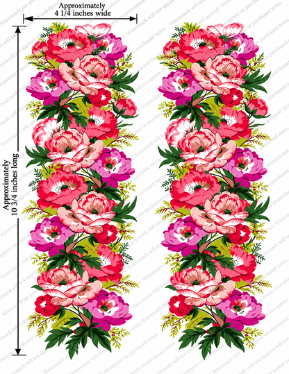 Celestial Unicorn Floral Tattoo Designs – Set of 16 Printable Fantasy Temporary Tattoo Art Downloads